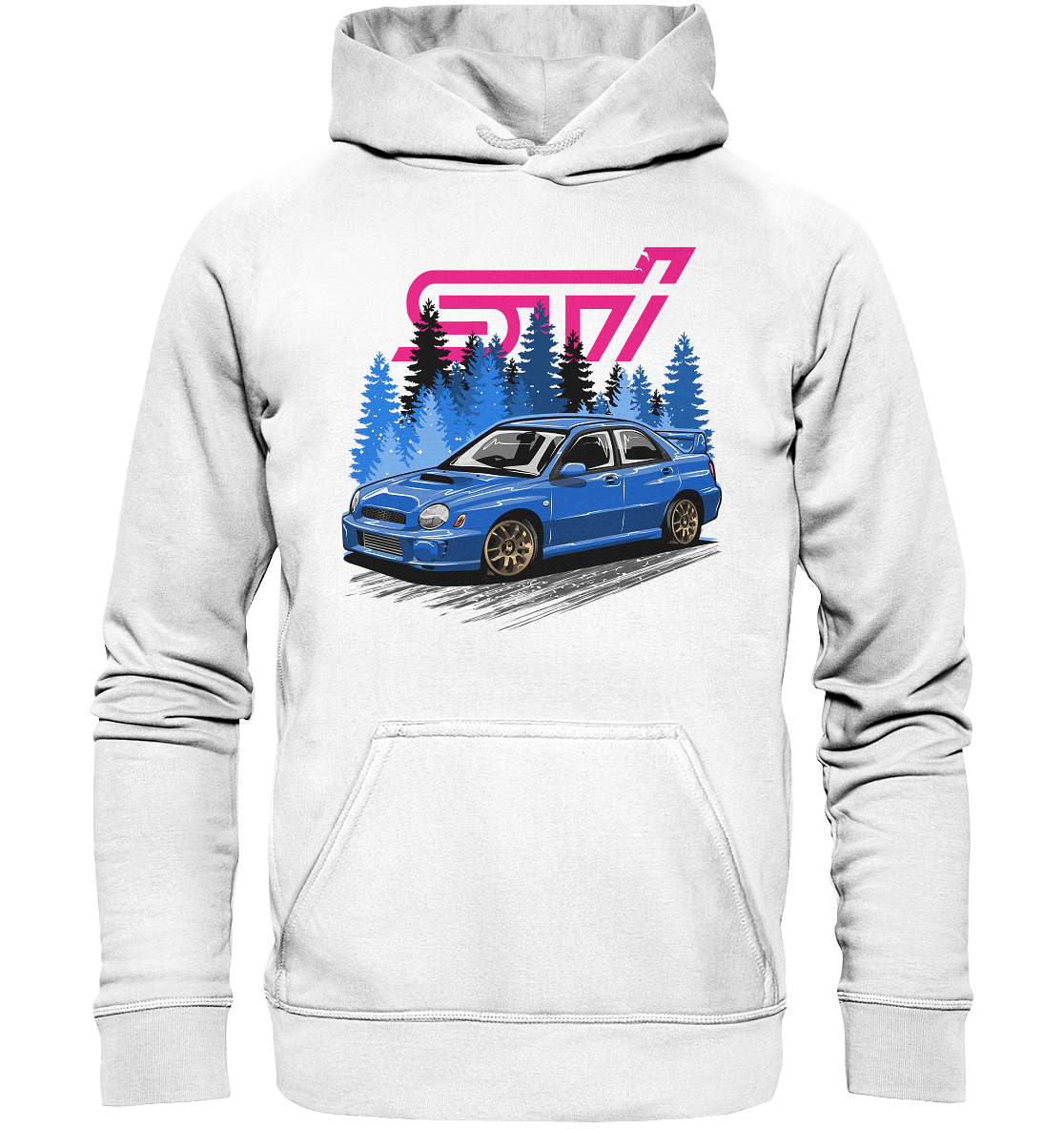 Bugeye Wrx Sti - Basic Unisex Hoodie - MotoMerch.de