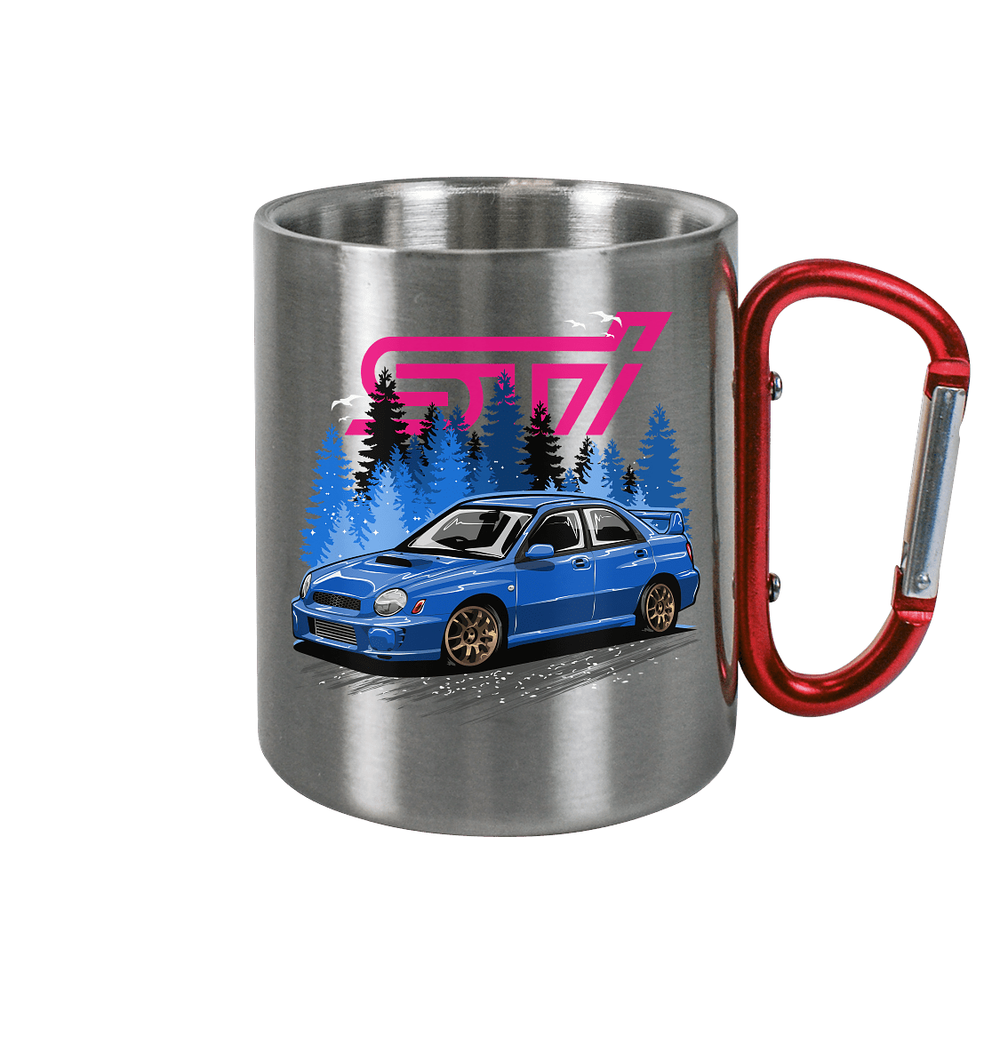 Bugeye Wrx Sti - Edelstahl Tasse - MotoMerch.de