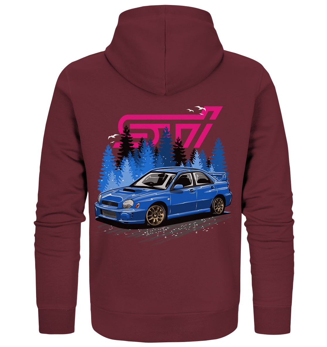 Bugeye Wrx Sti - Organic Zipper - MotoMerch.de