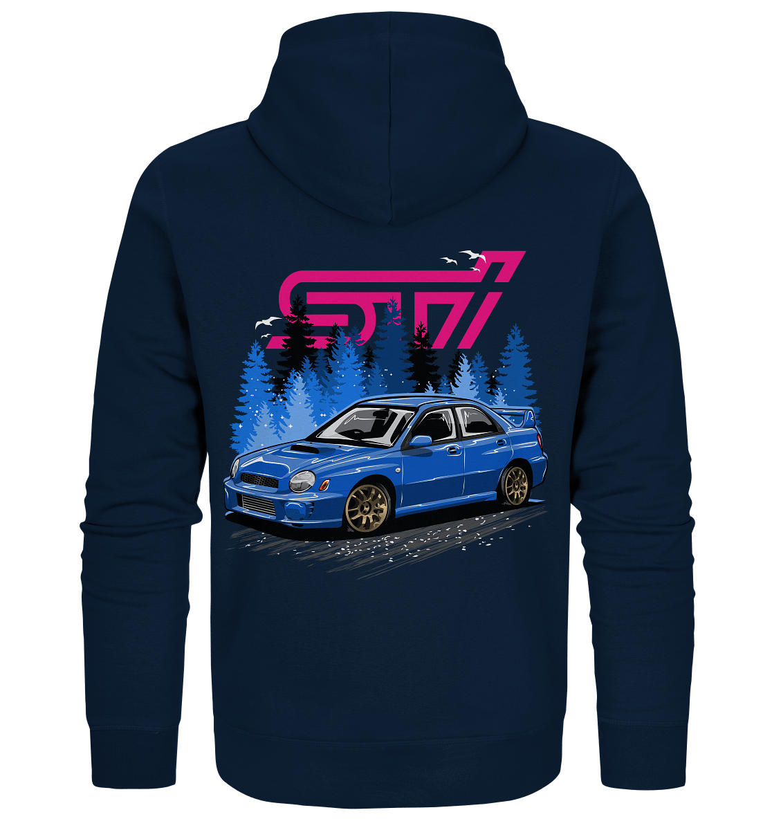 Bugeye Wrx Sti - Organic Zipper - MotoMerch.de