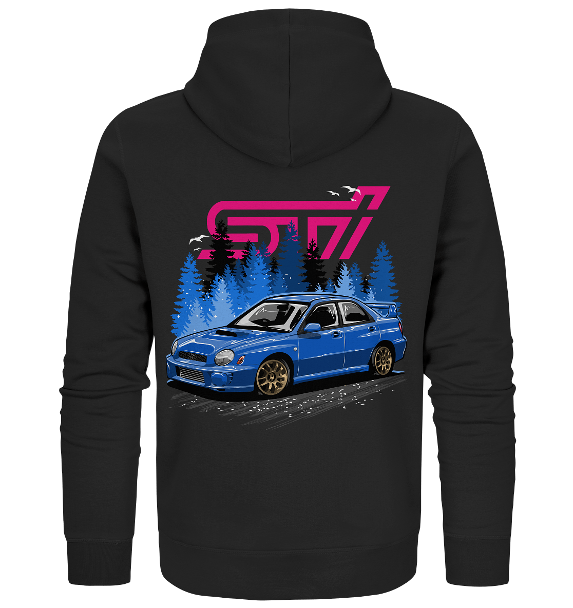 Bugeye Wrx Sti - Organic Zipper - MotoMerch.de