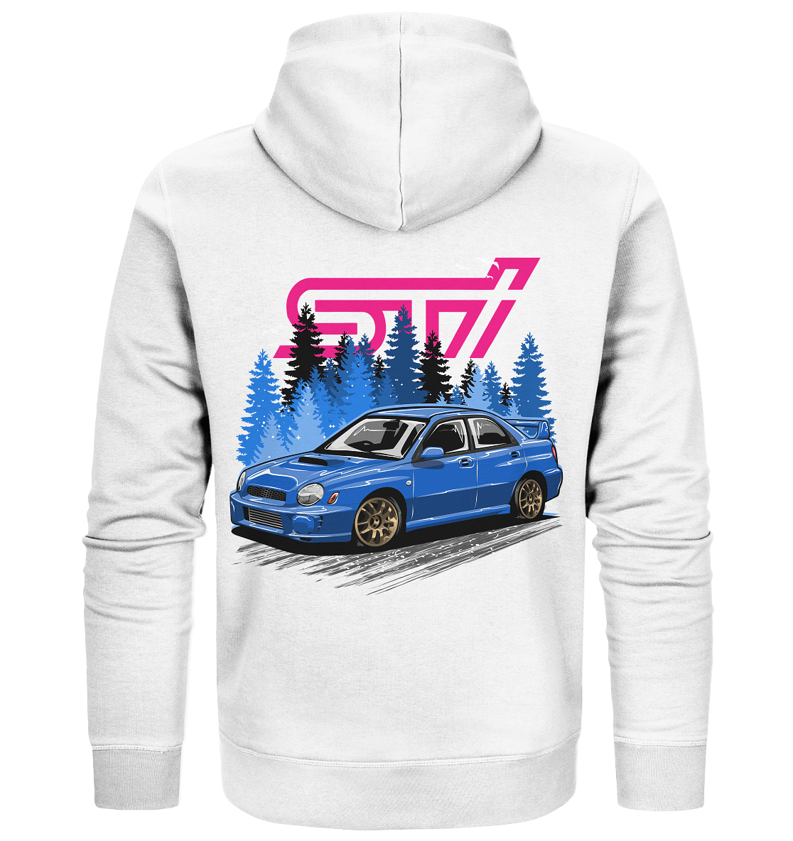 Bugeye Wrx Sti - Organic Zipper - MotoMerch.de