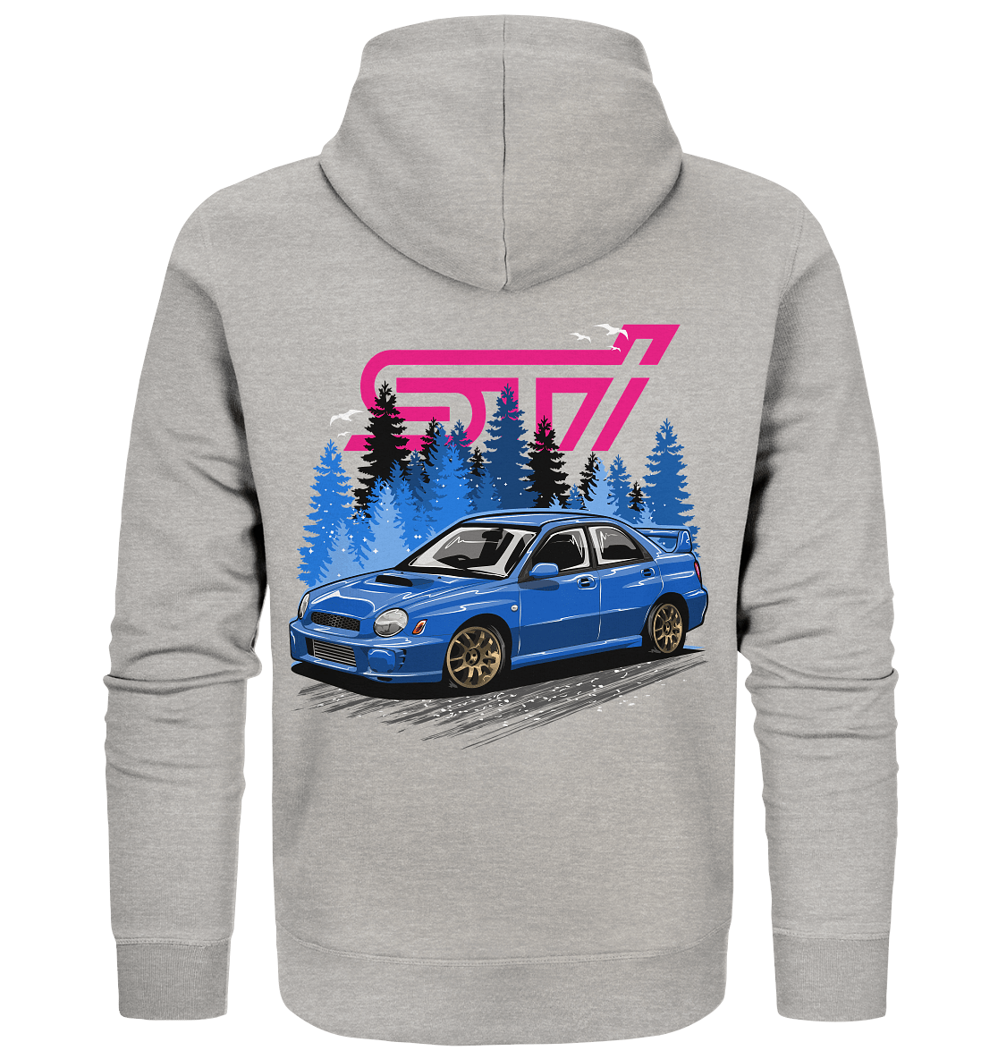 Bugeye Wrx Sti - Organic Zipper - MotoMerch.de
