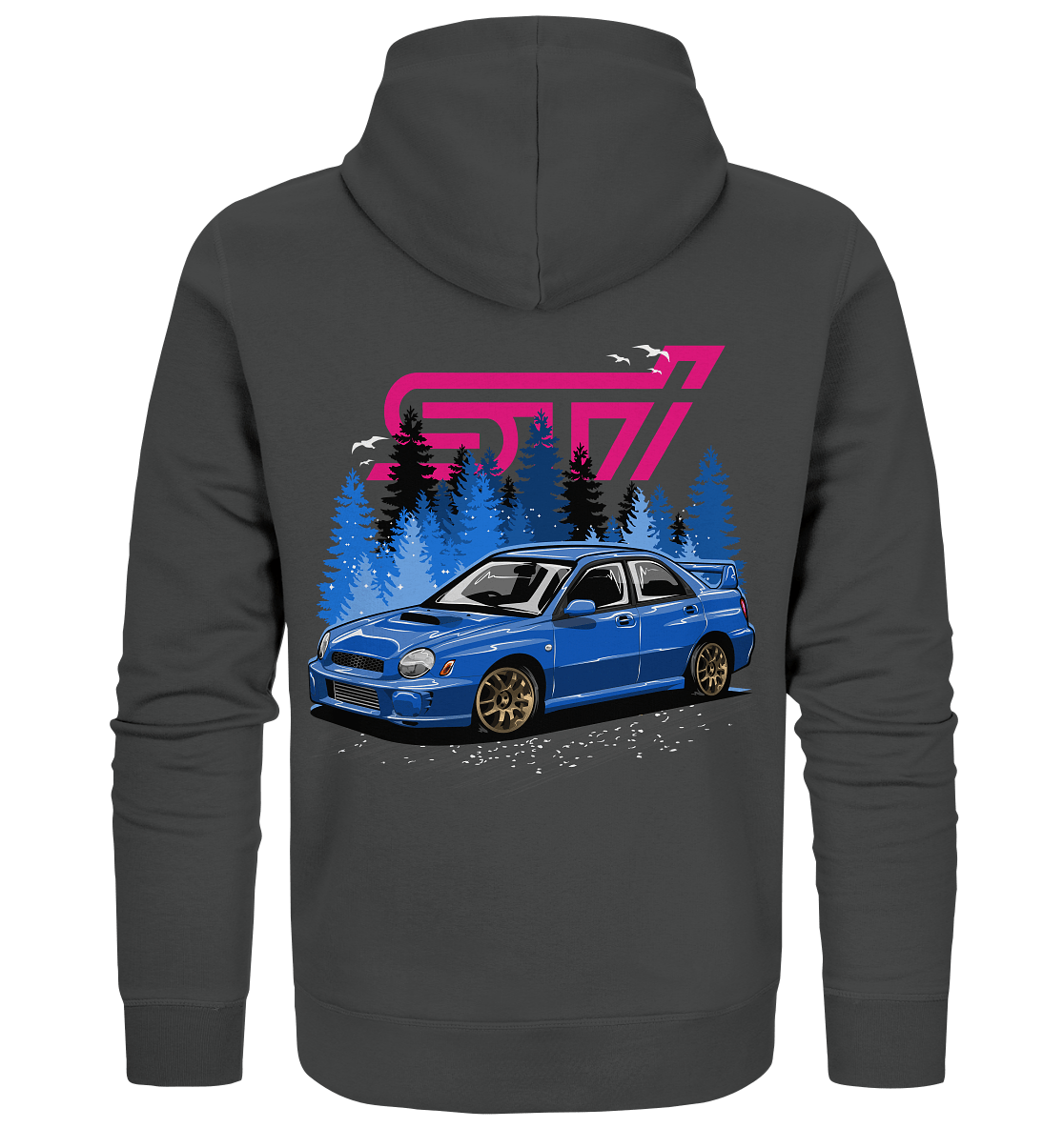 Bugeye Wrx Sti - Organic Zipper - MotoMerch.de