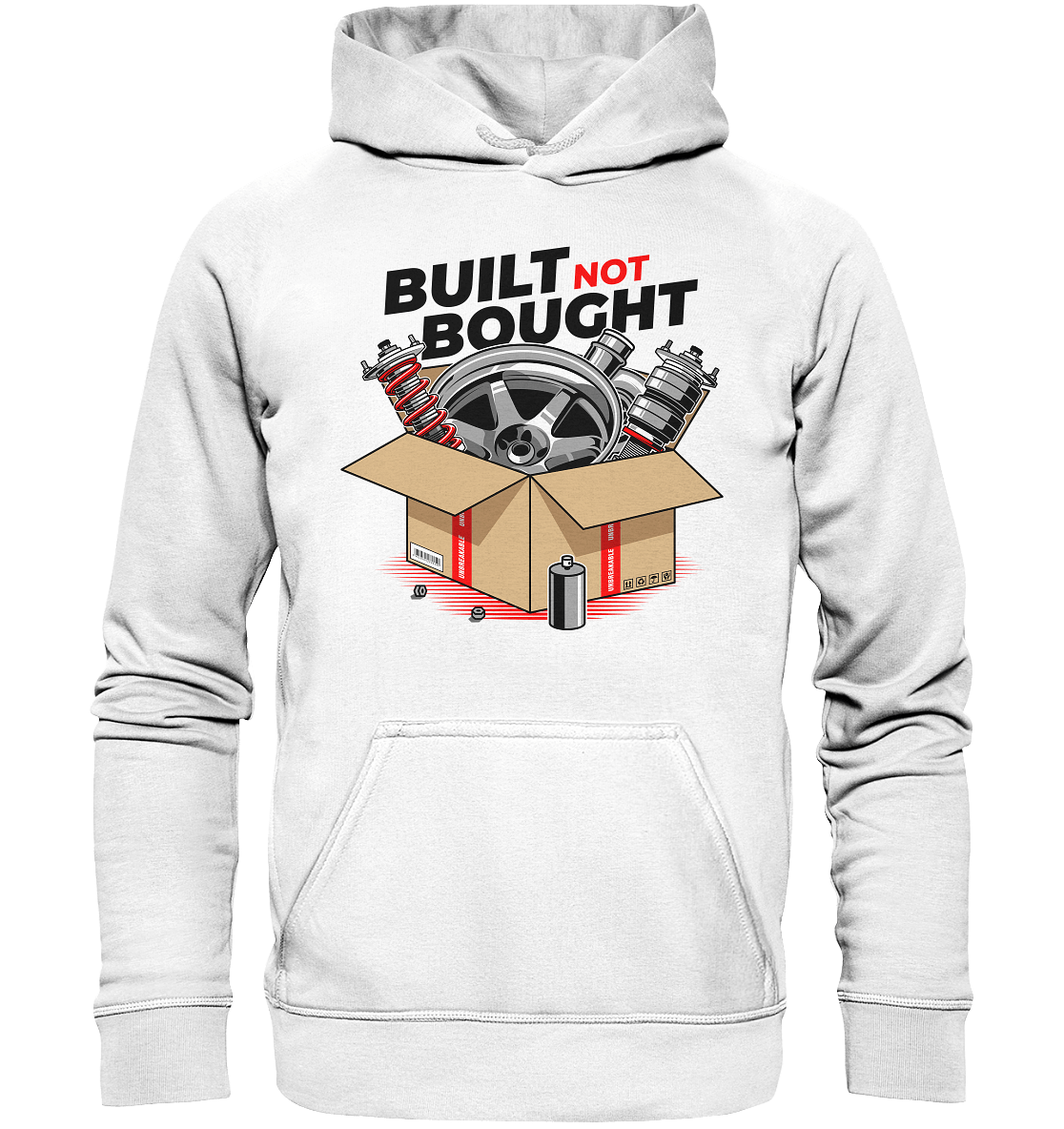 Built not Bought - Basic Unisex Hoodie - MotoMerch.de