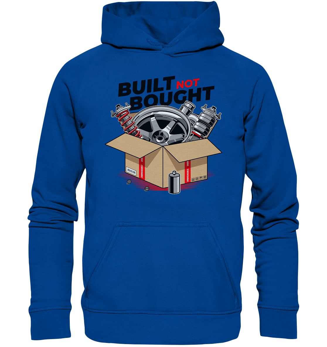 Built not Bought - Basic Unisex Hoodie - MotoMerch.de