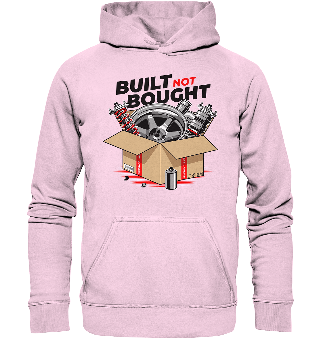 Built not Bought - Basic Unisex Hoodie - MotoMerch.de