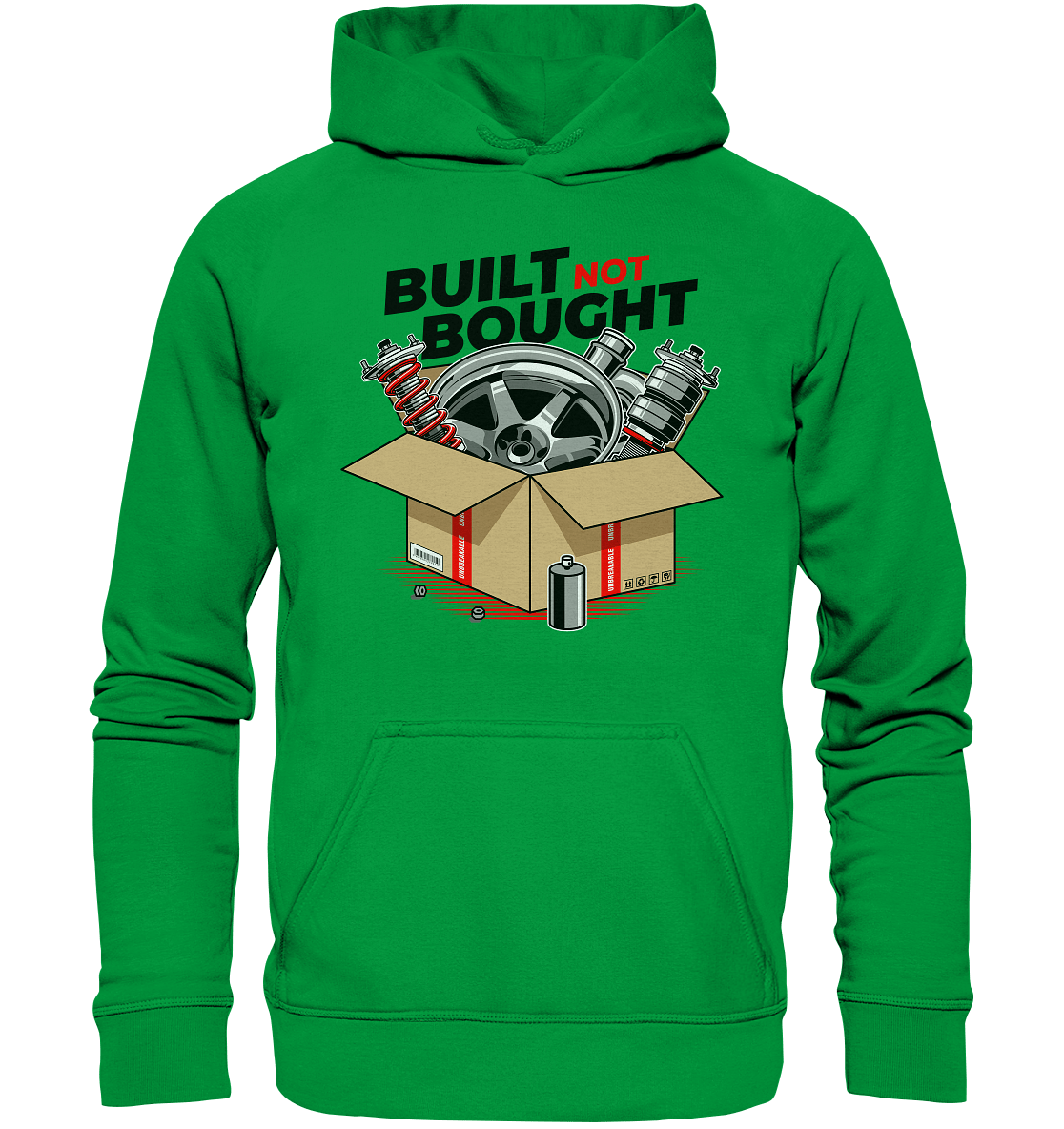 Built not Bought - Basic Unisex Hoodie - MotoMerch.de