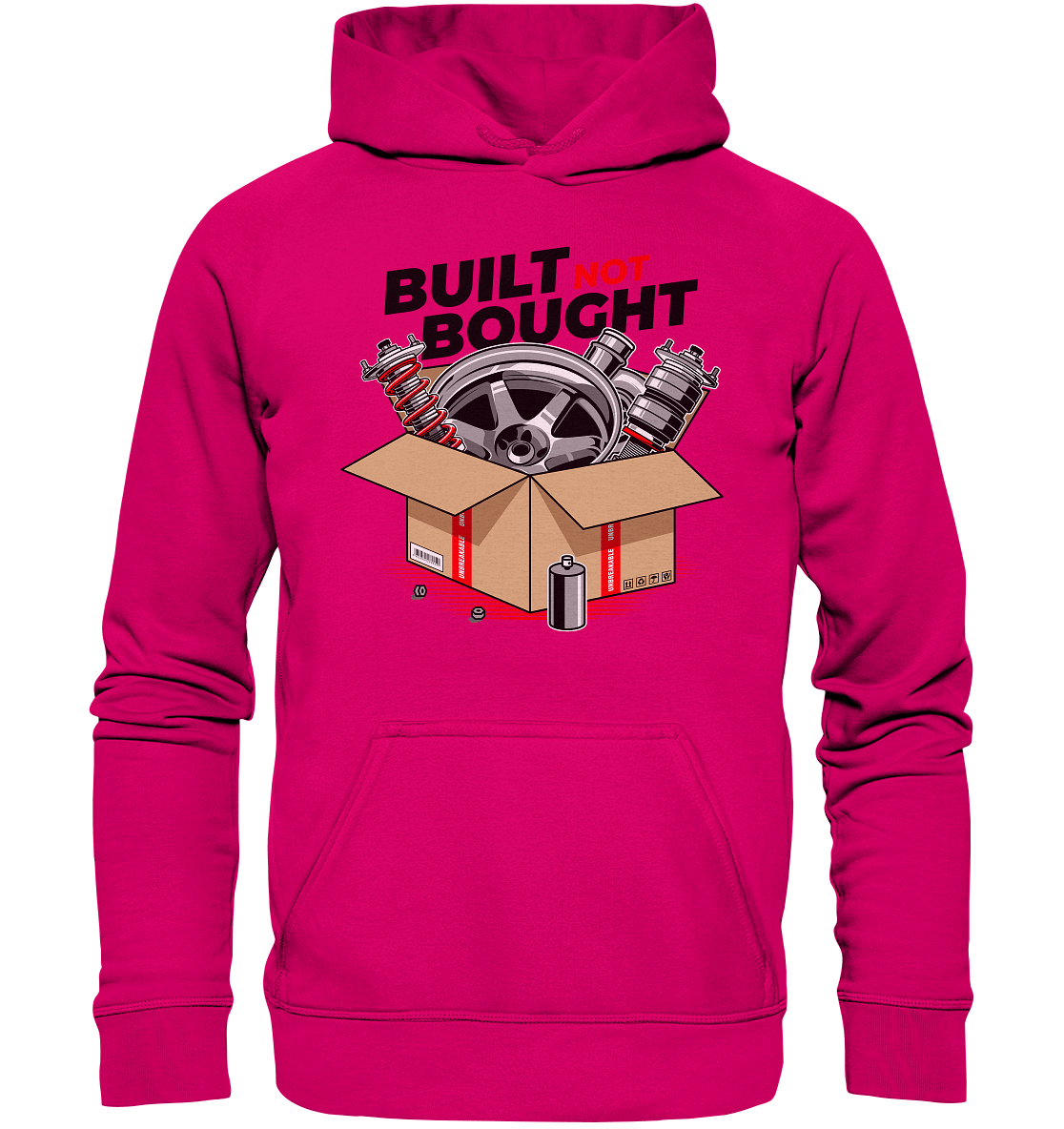 Built not Bought - Basic Unisex Hoodie - MotoMerch.de