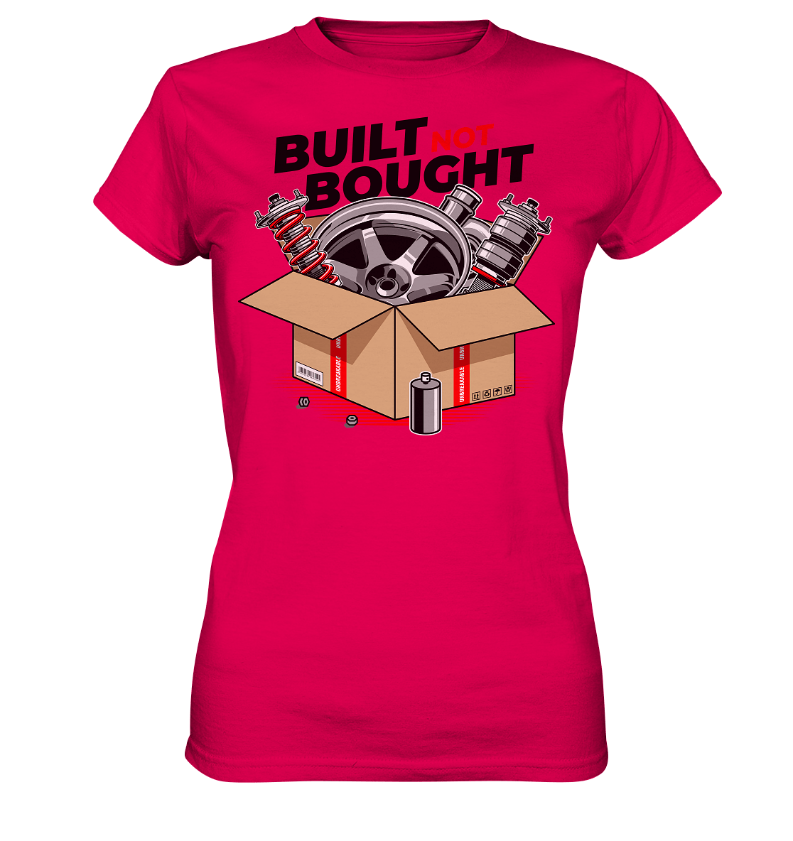Built not Bought - Ladies Premium Shirt - MotoMerch.de