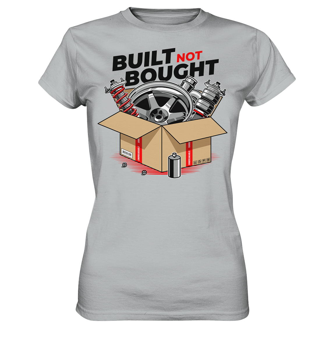 Built not Bought - Ladies Premium Shirt - MotoMerch.de