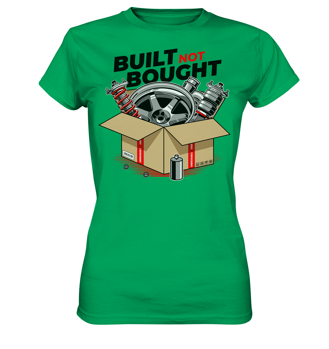 Built not Bought - Ladies Premium Shirt - MotoMerch.de