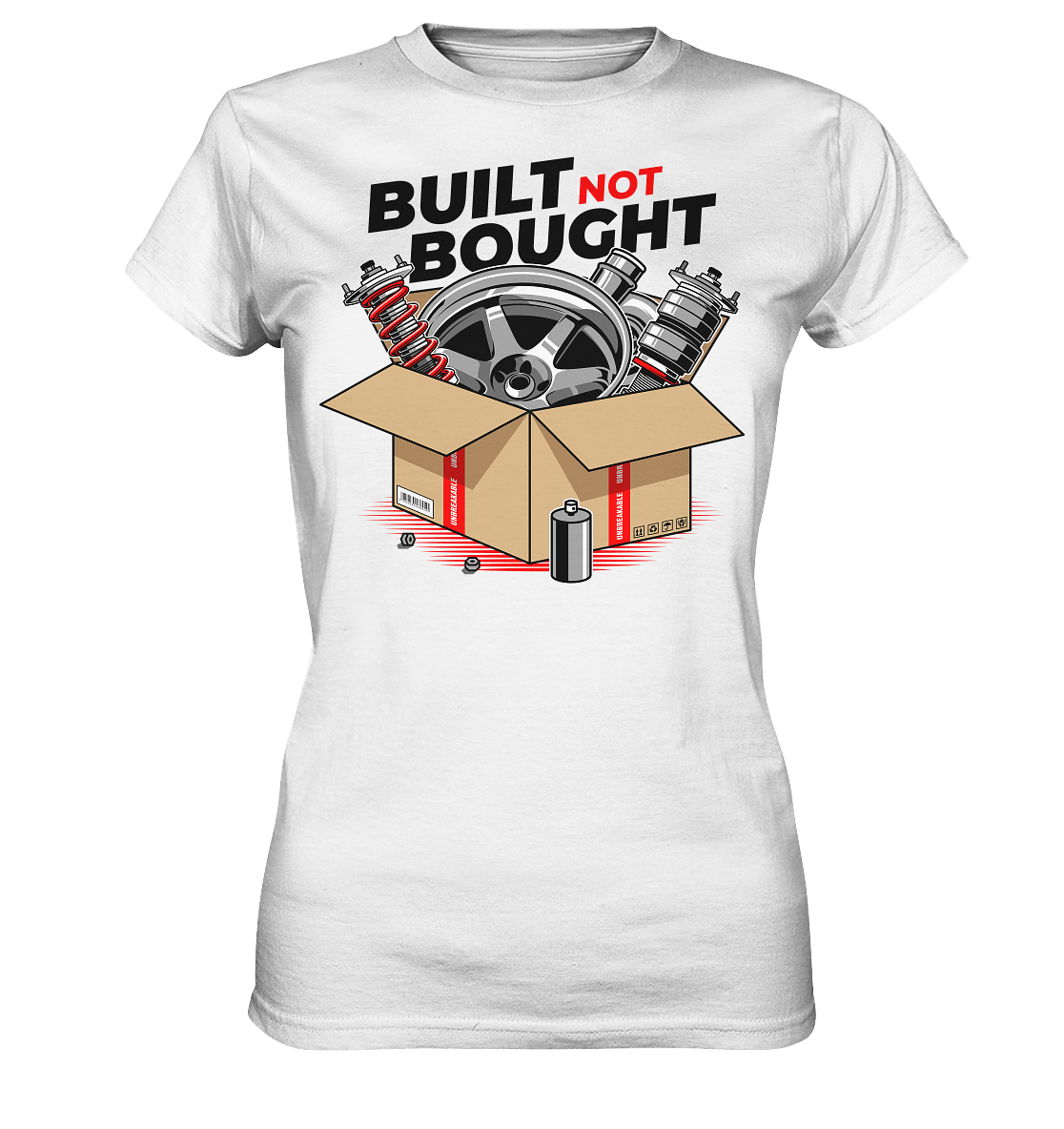 Built not Bought - Ladies Premium Shirt - MotoMerch.de