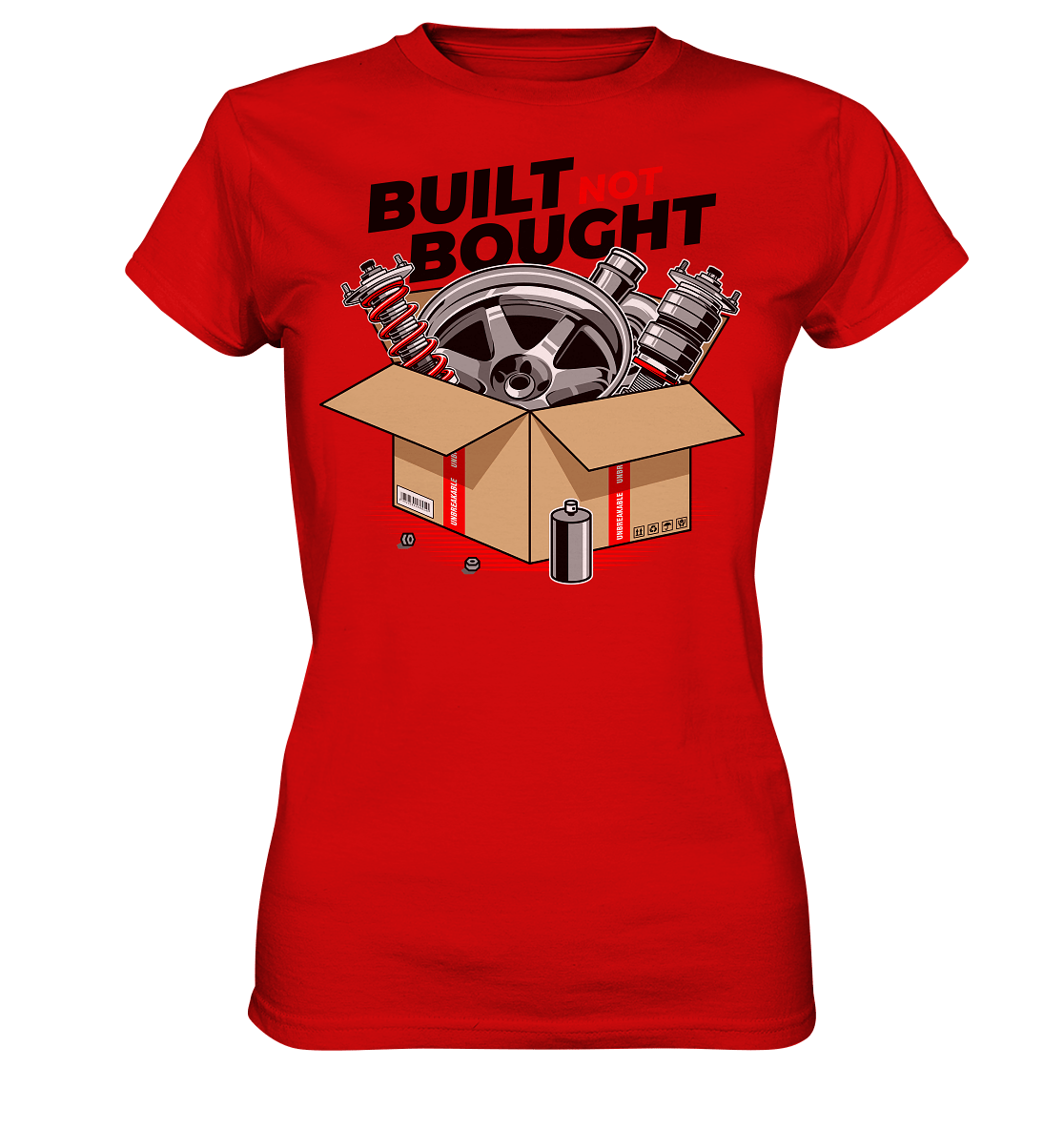 Built not Bought - Ladies Premium Shirt - MotoMerch.de