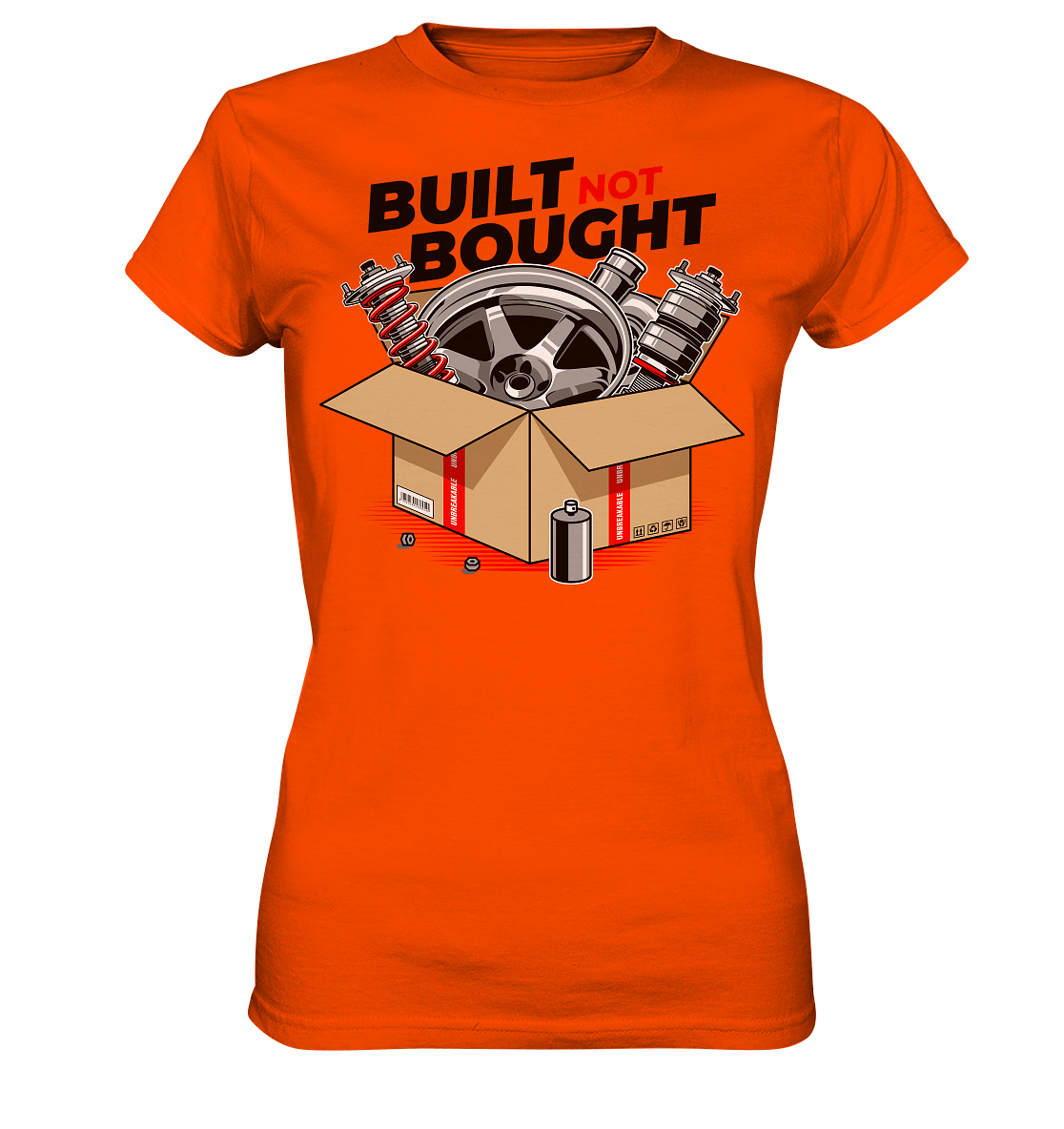 Built not Bought - Ladies Premium Shirt - MotoMerch.de