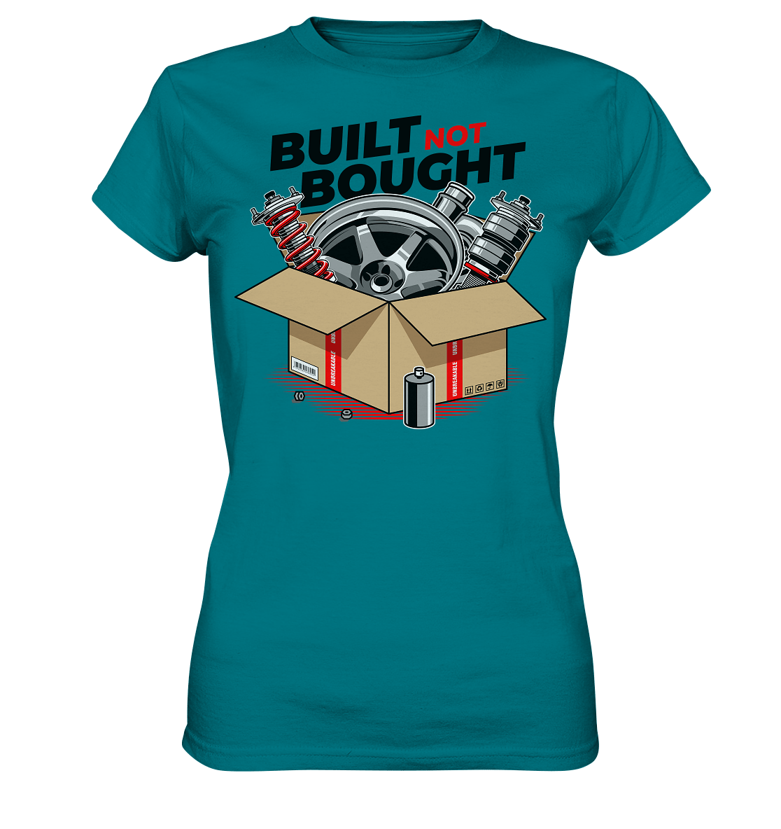 Built not Bought - Ladies Premium Shirt - MotoMerch.de