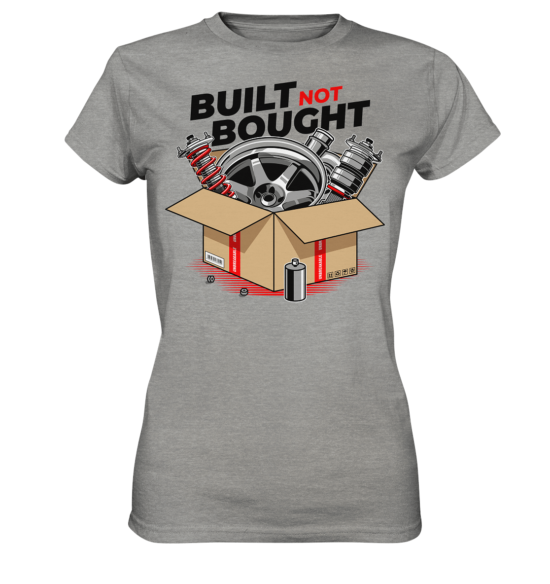 Built not Bought - Ladies Premium Shirt - MotoMerch.de