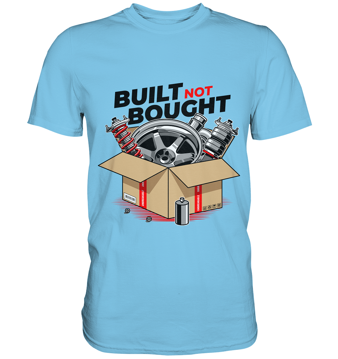 Built not Bought - Premium Shirt - MotoMerch.de