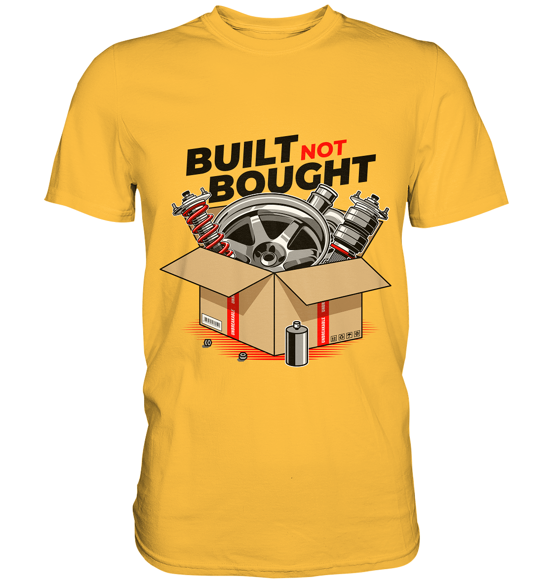 Built not Bought - Premium Shirt - MotoMerch.de