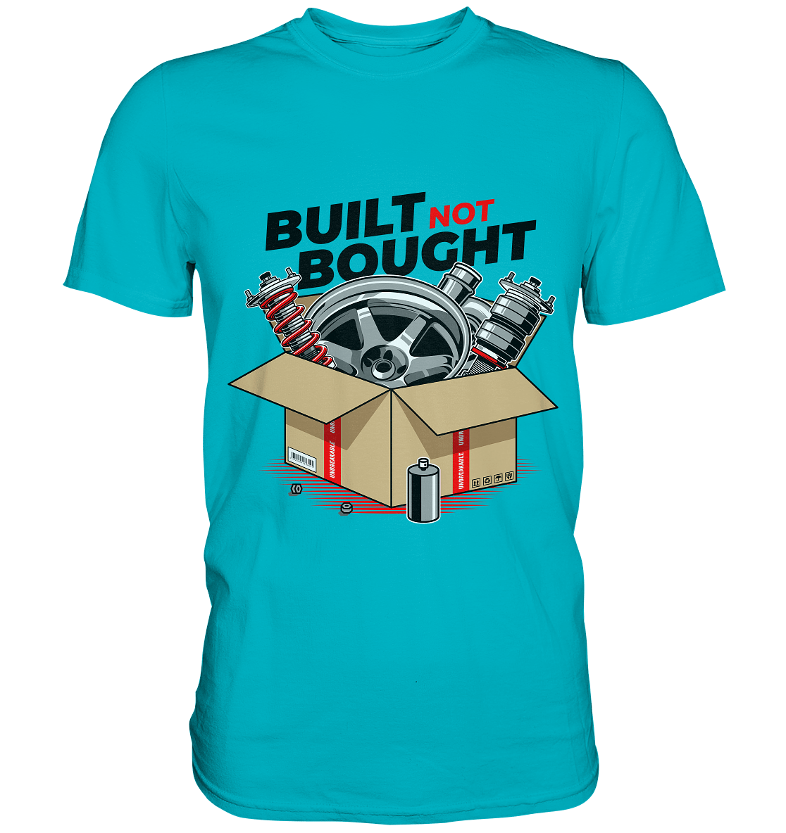 Built not Bought - Premium Shirt - MotoMerch.de