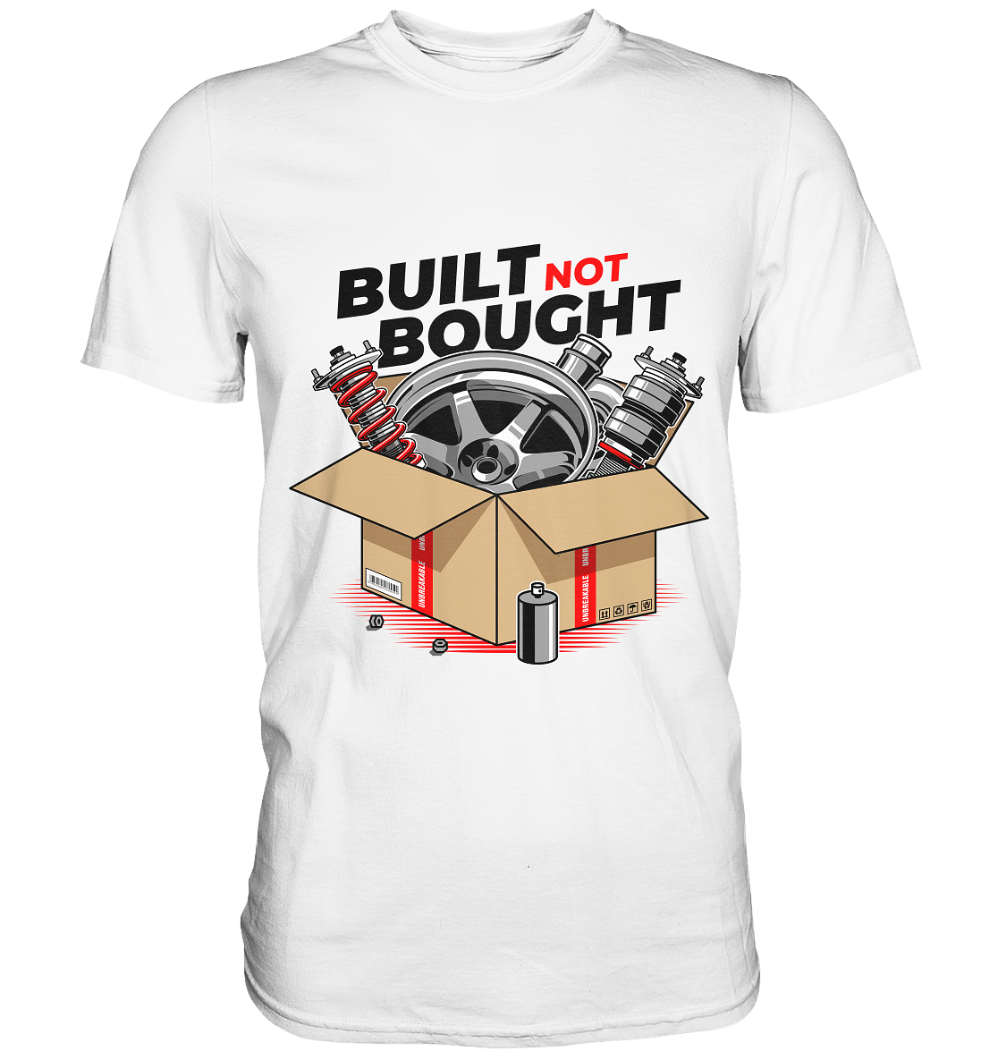Built not Bought - Premium Shirt - MotoMerch.de