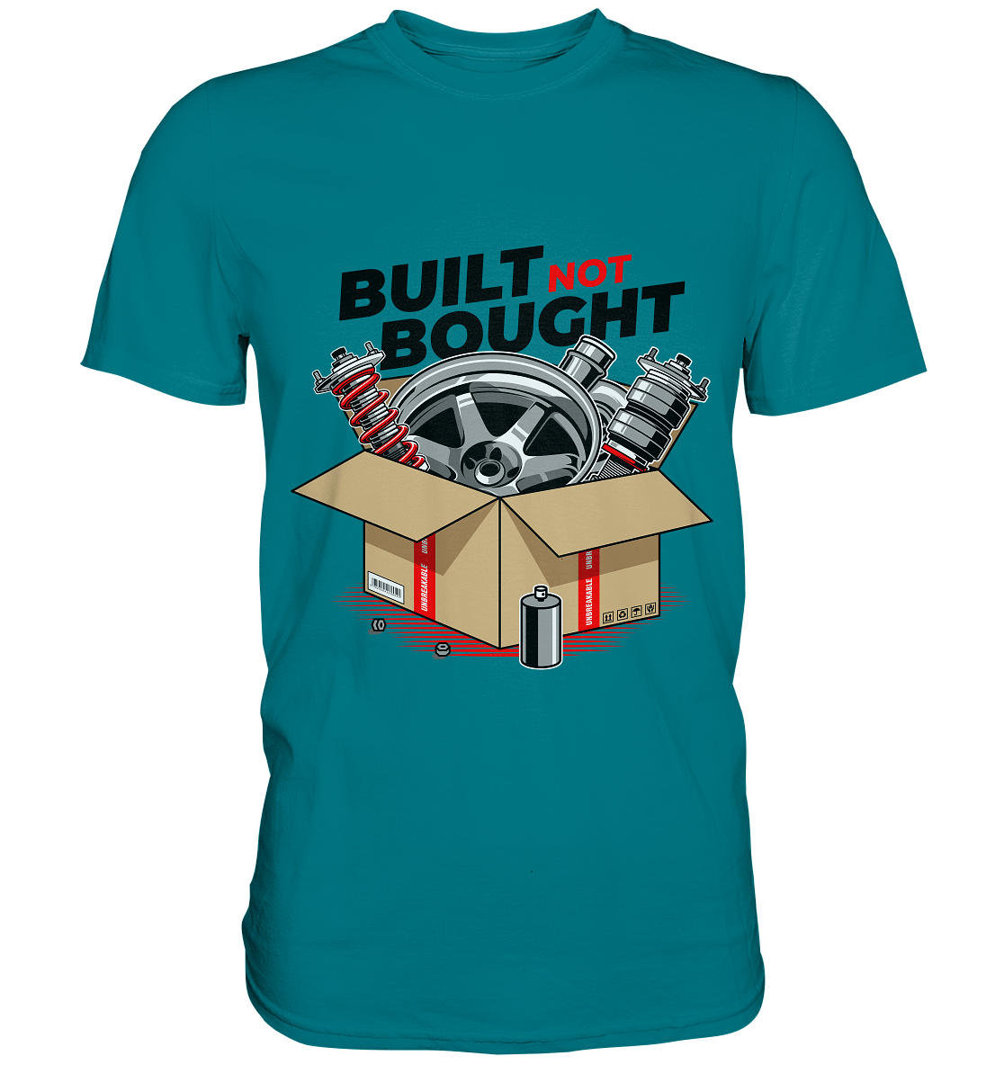 Built not Bought - Premium Shirt - MotoMerch.de