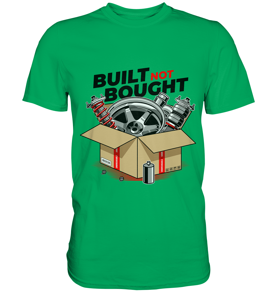 Built not Bought - Premium Shirt - MotoMerch.de