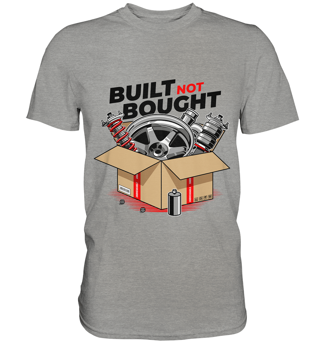 Built not Bought - Premium Shirt - MotoMerch.de
