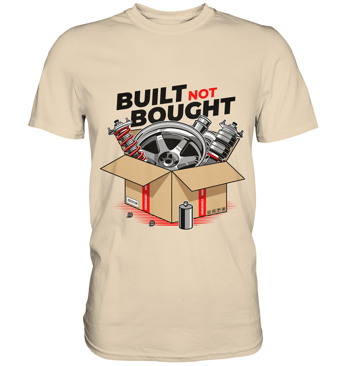 Built not Bought - Premium Shirt - MotoMerch.de