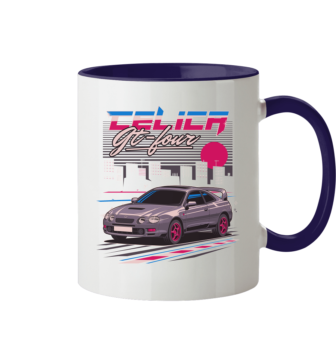 Celica GT4 - Tasse zweifarbig - MotoMerch.de