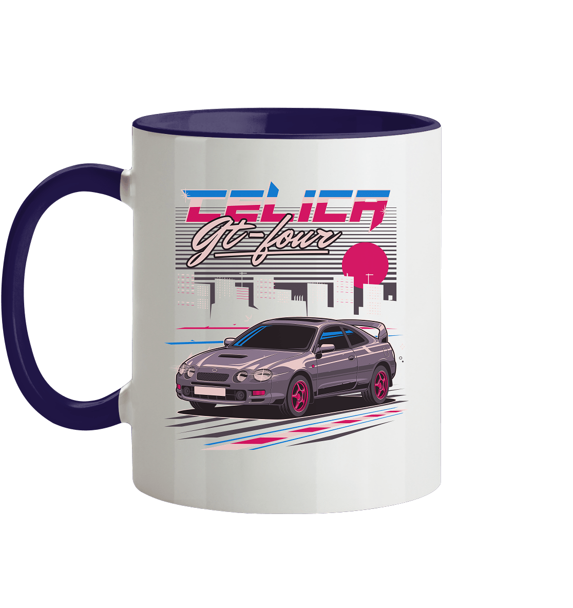 Celica GT4 - Tasse zweifarbig - MotoMerch.de
