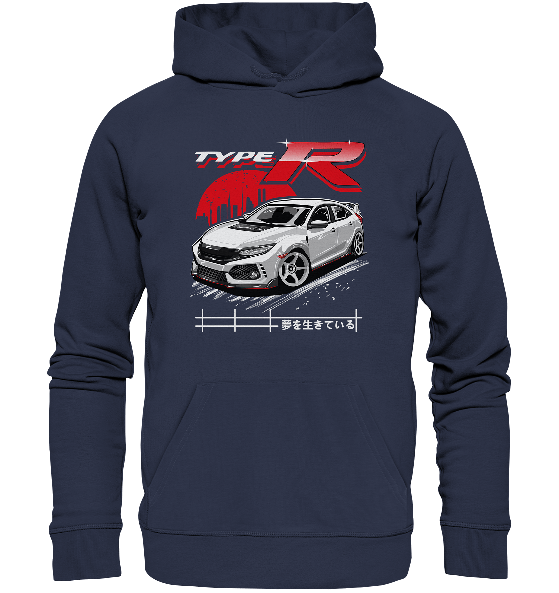 Civic FK8 Type-R - Premium Unisex Hoodie - MotoMerch.de