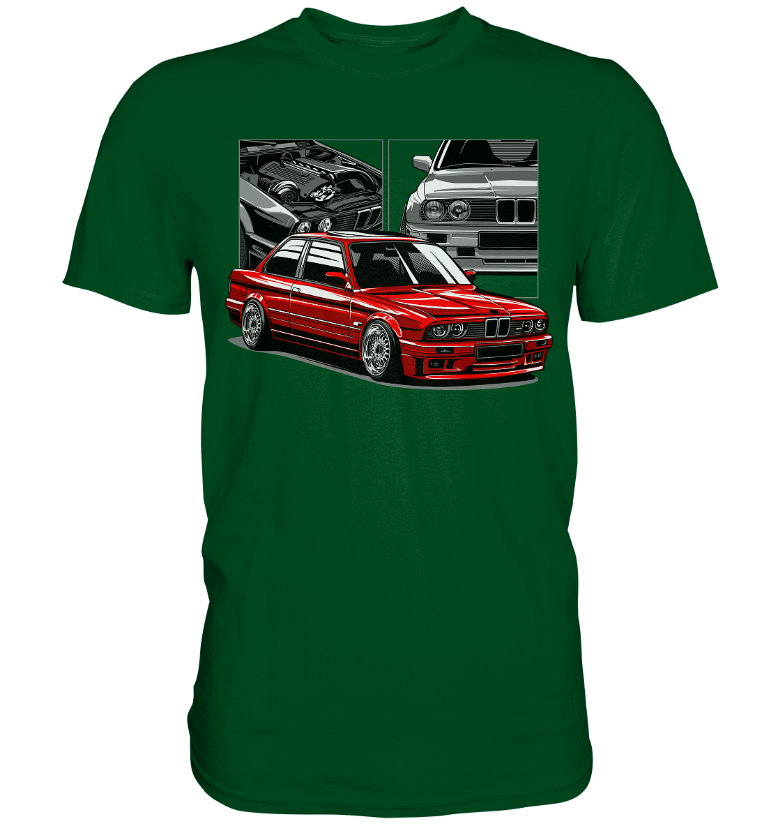 Classic E30 - Premium Shirt - MotoMerch.de