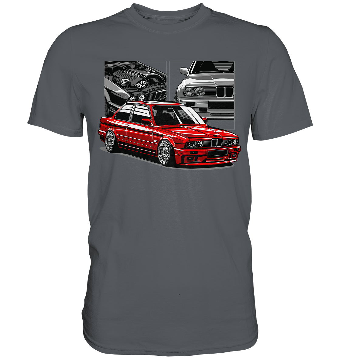 Classic E30 - Premium Shirt - MotoMerch.de