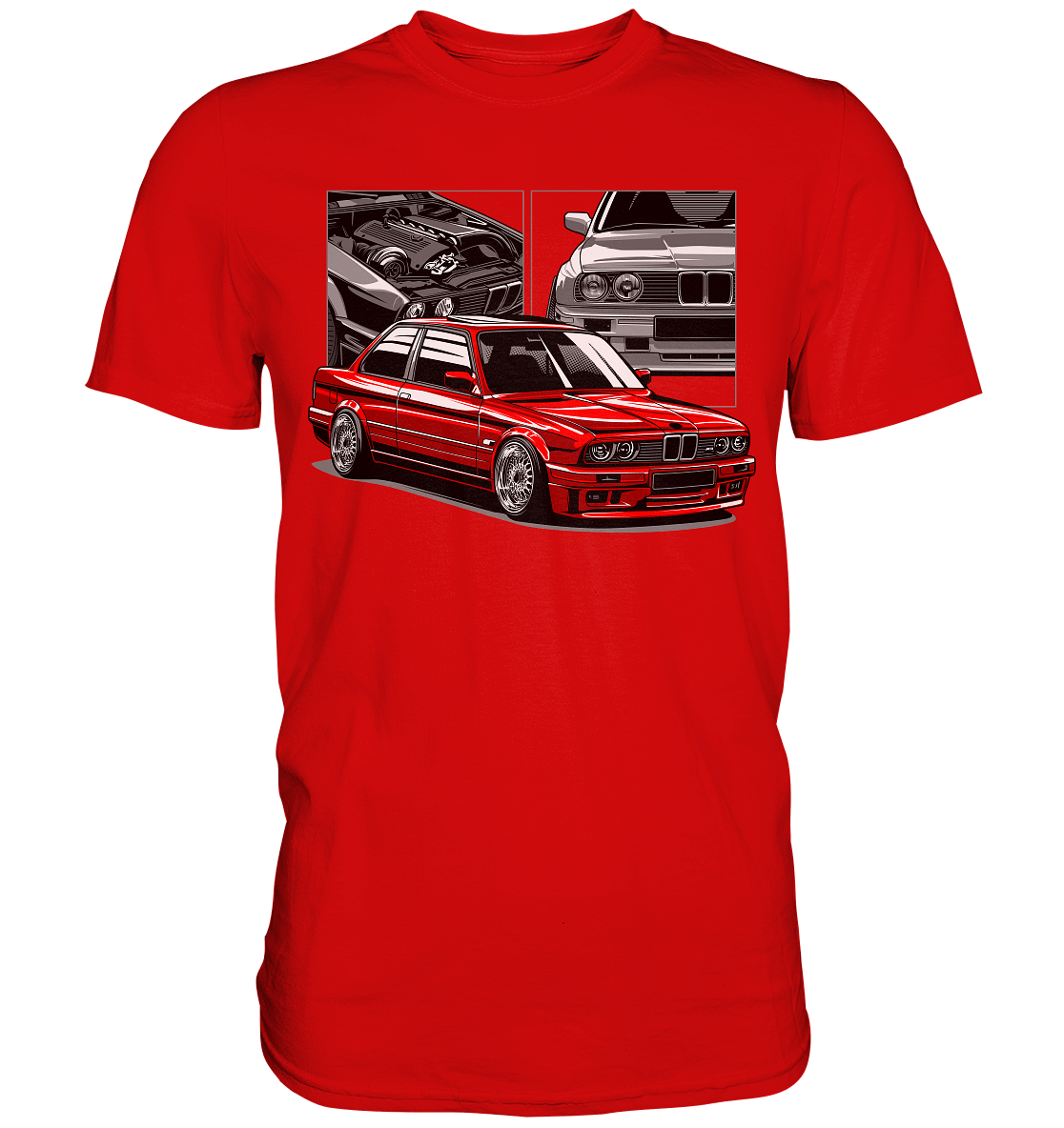 Classic E30 - Premium Shirt - MotoMerch.de