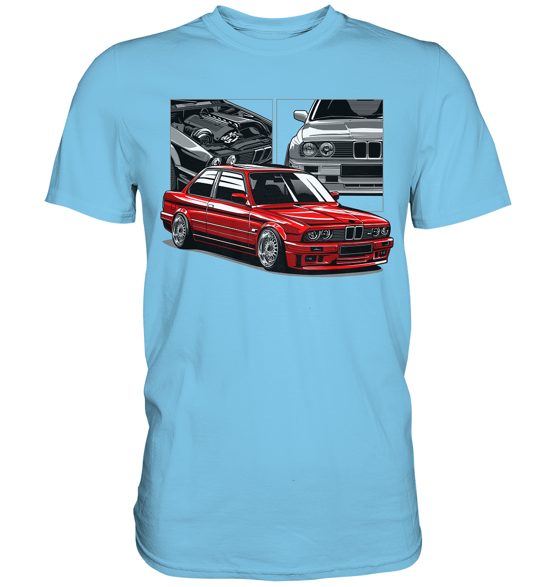Classic E30 - Premium Shirt - MotoMerch.de