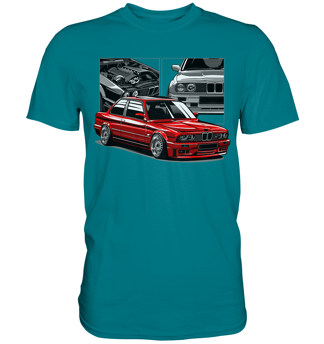 Classic E30 - Premium Shirt - MotoMerch.de