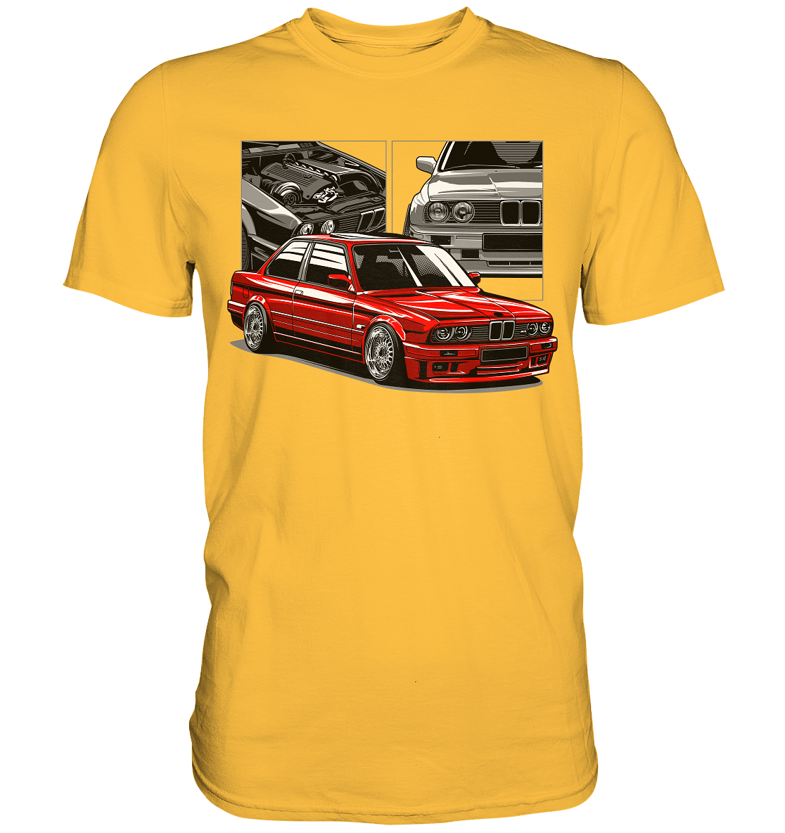 Classic E30 - Premium Shirt - MotoMerch.de