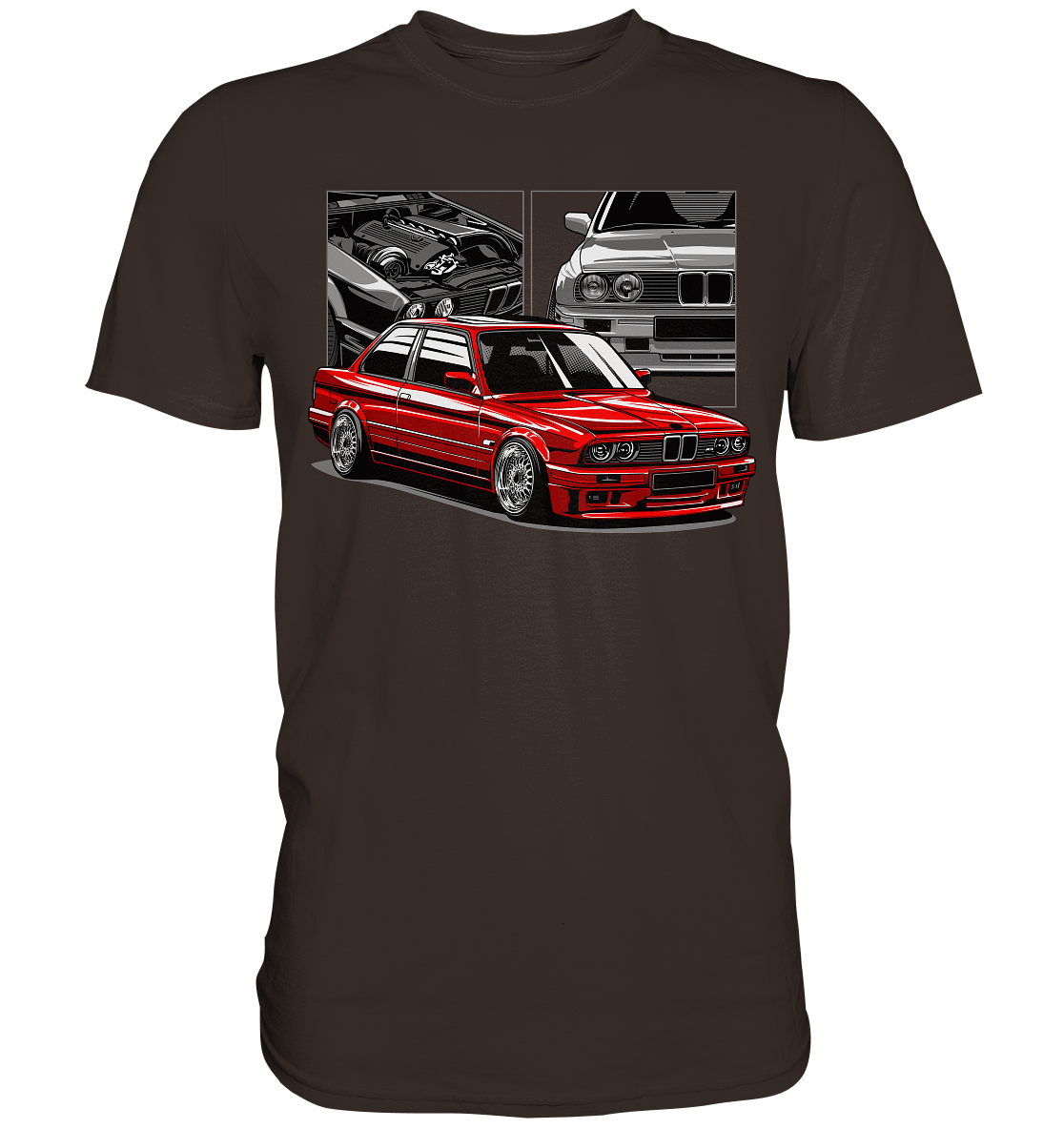 Classic E30 - Premium Shirt - MotoMerch.de