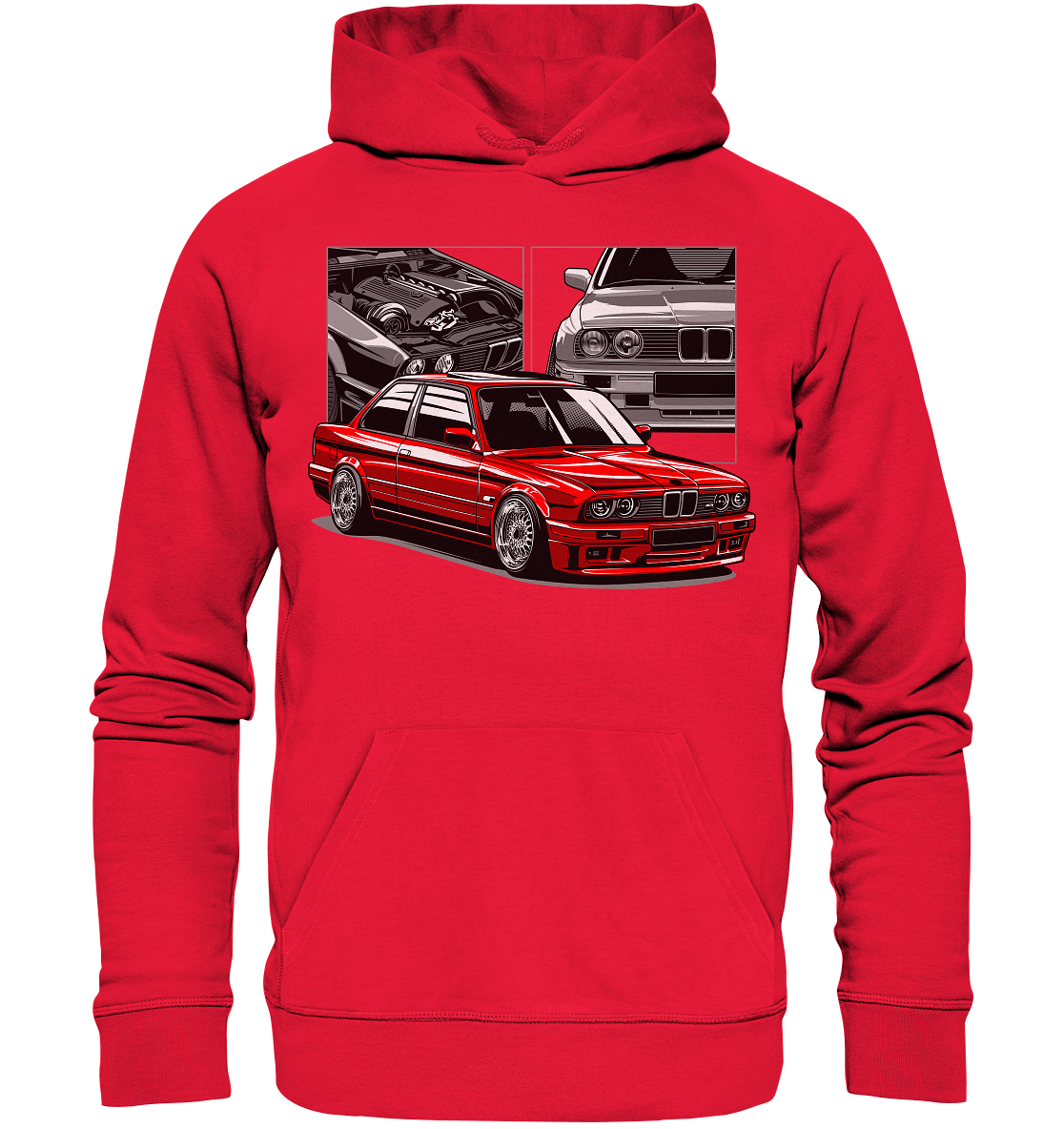 Classic E30 - Premium Unisex Hoodie - MotoMerch.de