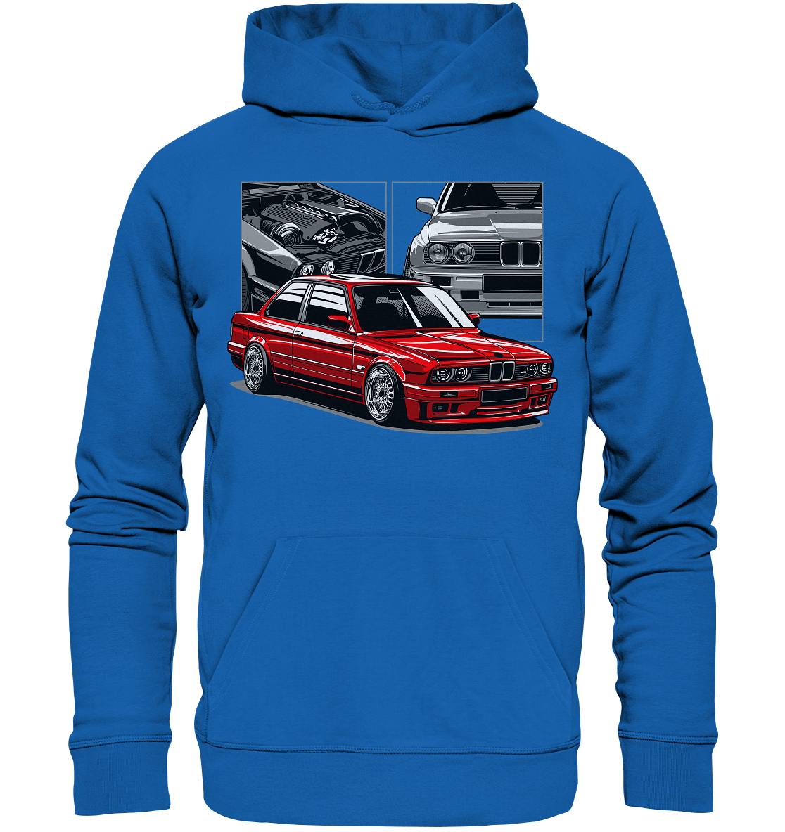 Classic E30 - Premium Unisex Hoodie - MotoMerch.de