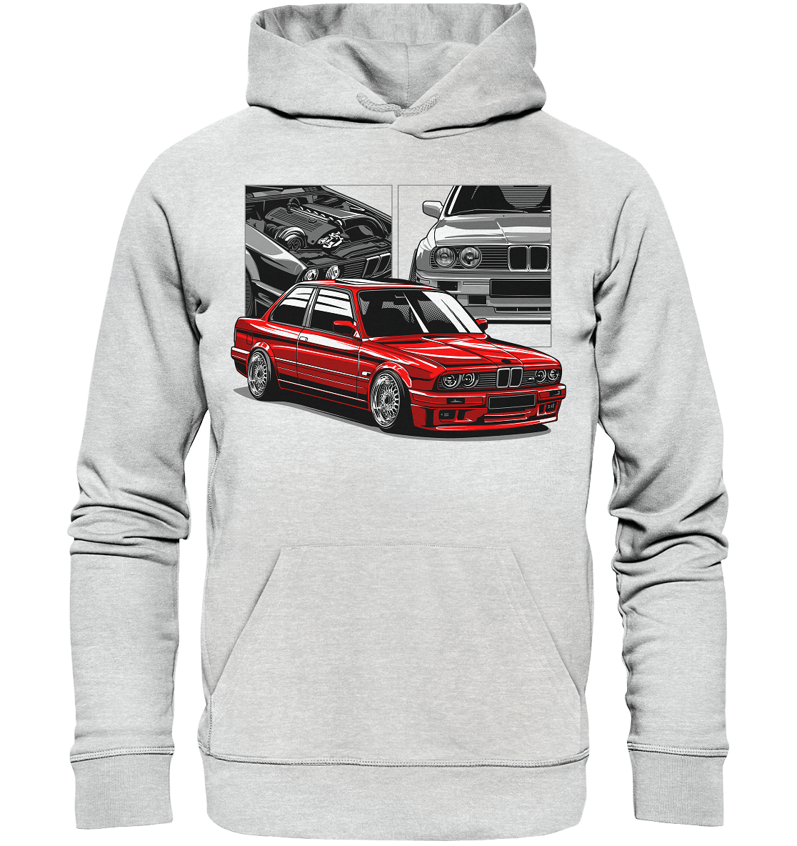 Classic E30 - Premium Unisex Hoodie - MotoMerch.de