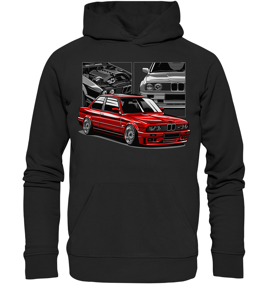 Classic E30 - Premium Unisex Hoodie - MotoMerch.de