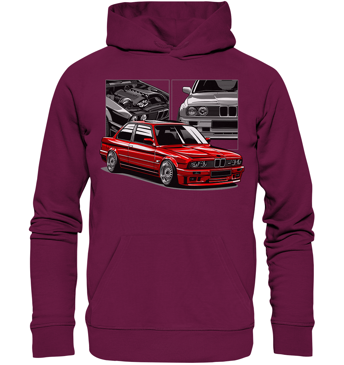 Classic E30 - Premium Unisex Hoodie - MotoMerch.de