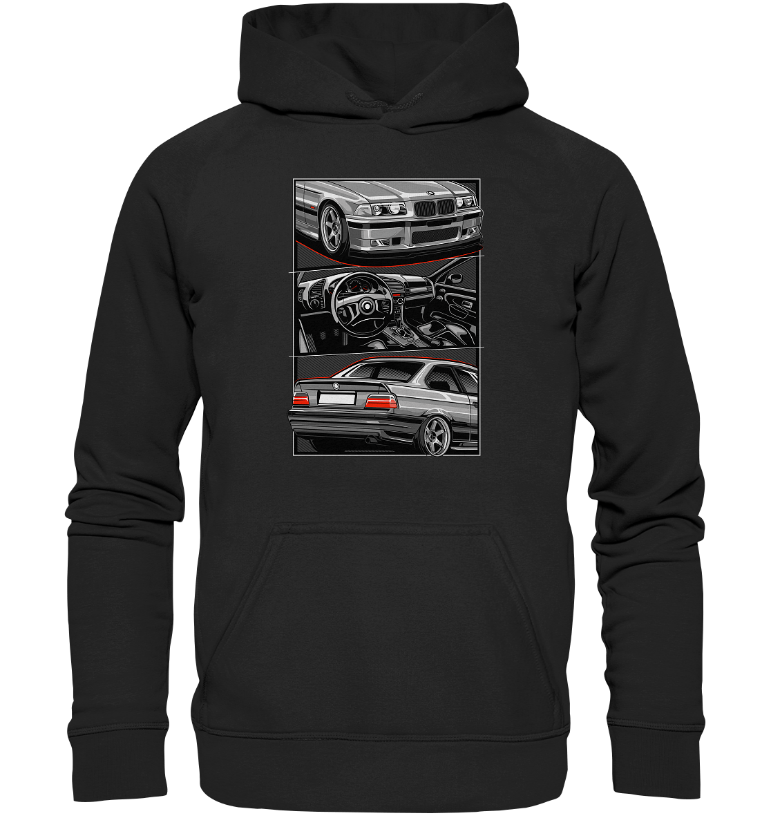 Classic E36 - Basic Unisex Hoodie - MotoMerch.de