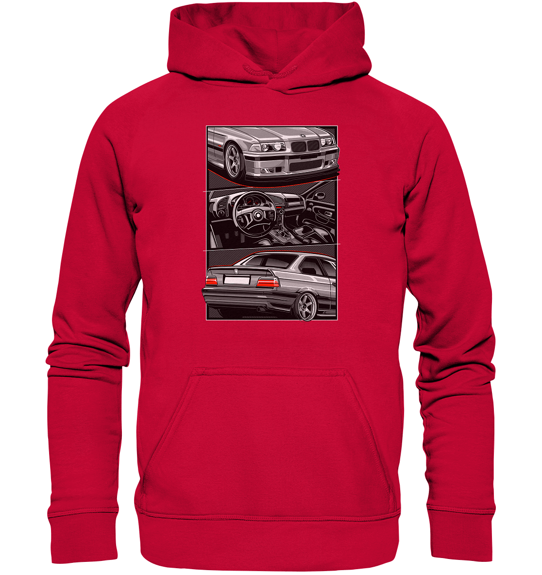 Classic E36 - Basic Unisex Hoodie - MotoMerch.de