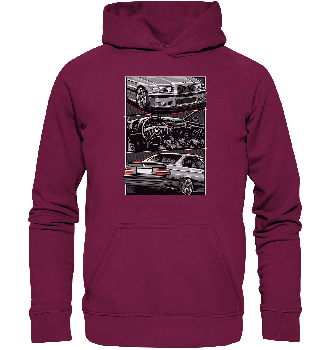 Classic E36 - Basic Unisex Hoodie - MotoMerch.de