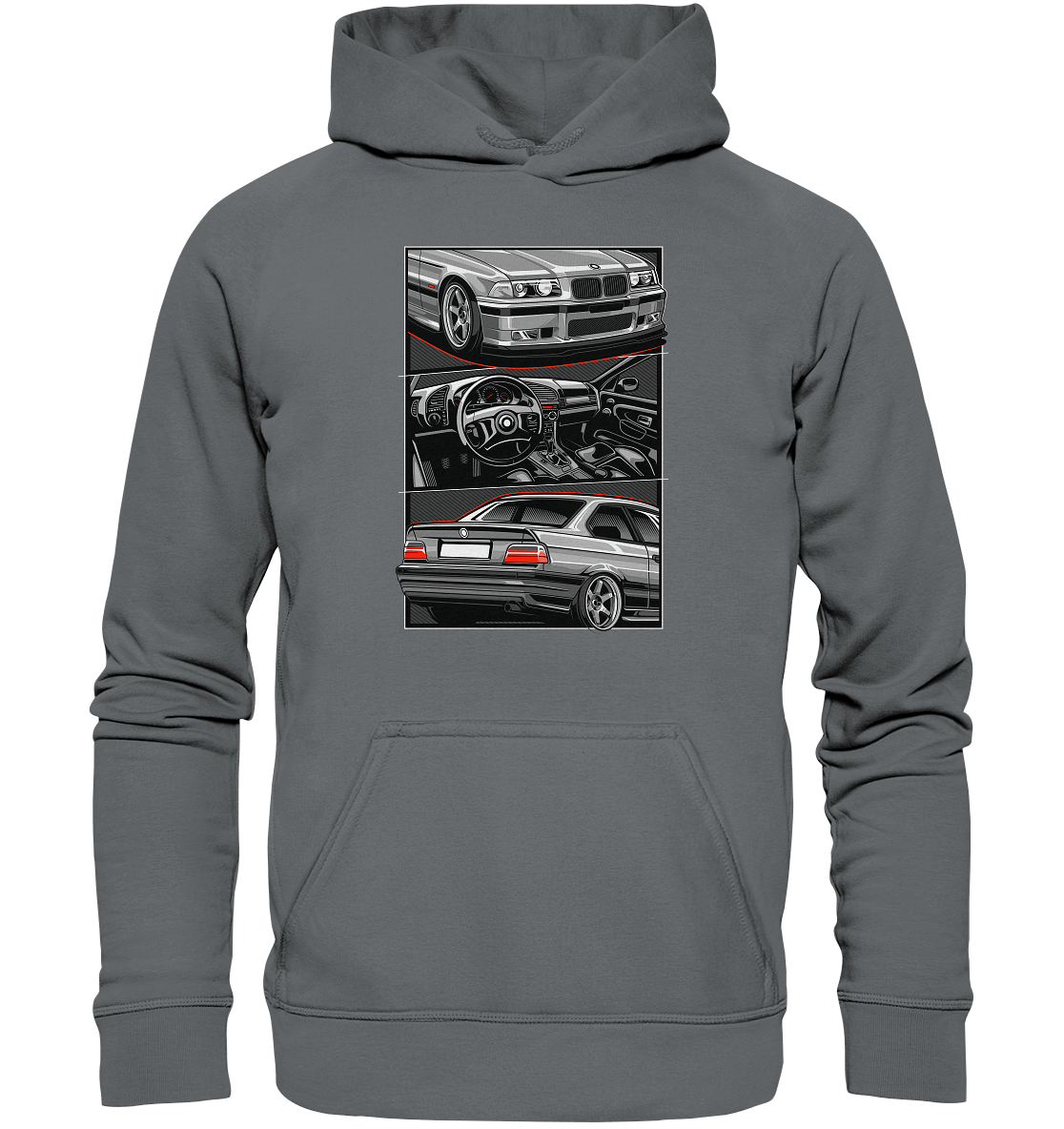 Classic E36 - Basic Unisex Hoodie - MotoMerch.de