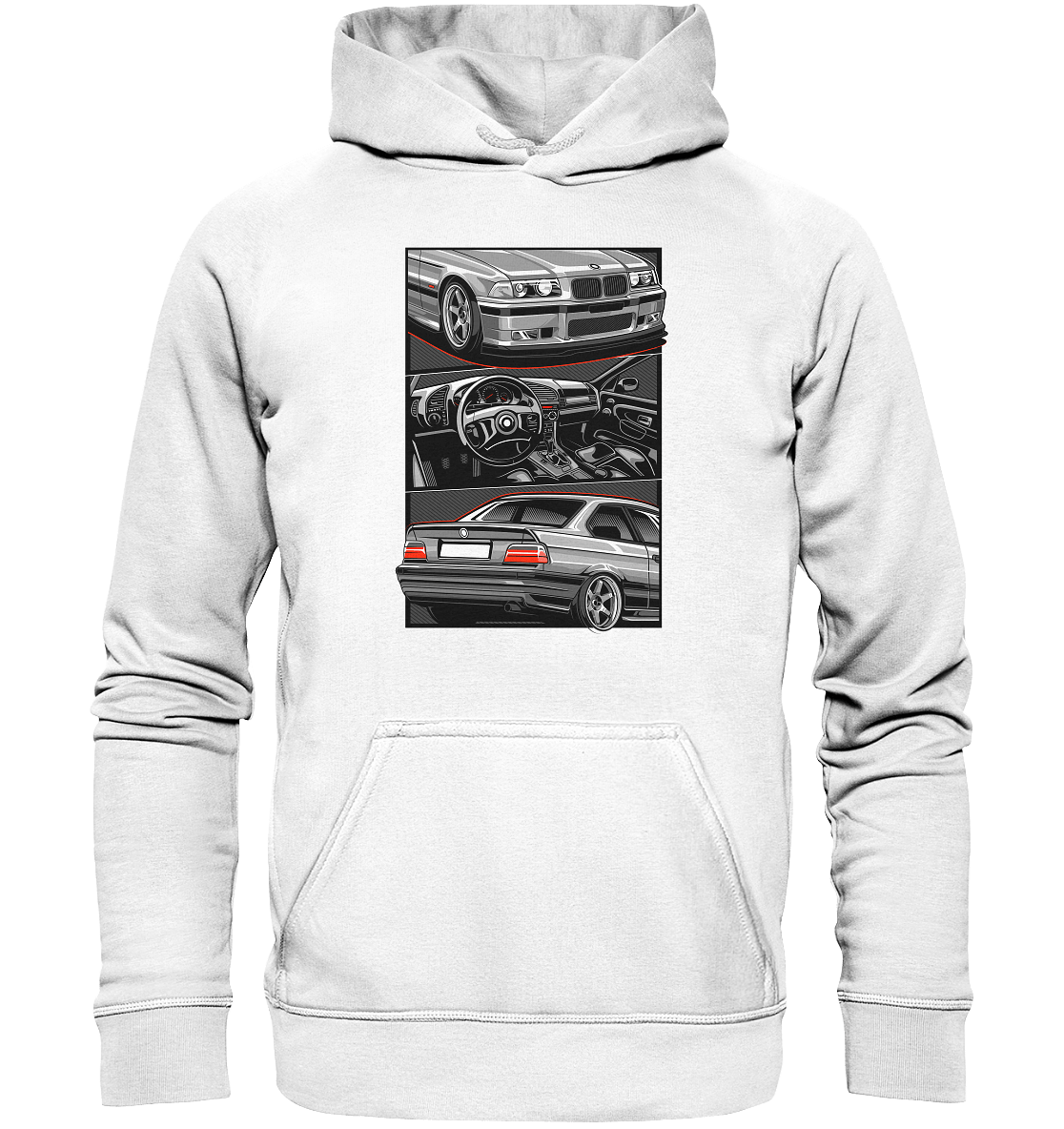Classic E36 - Basic Unisex Hoodie - MotoMerch.de