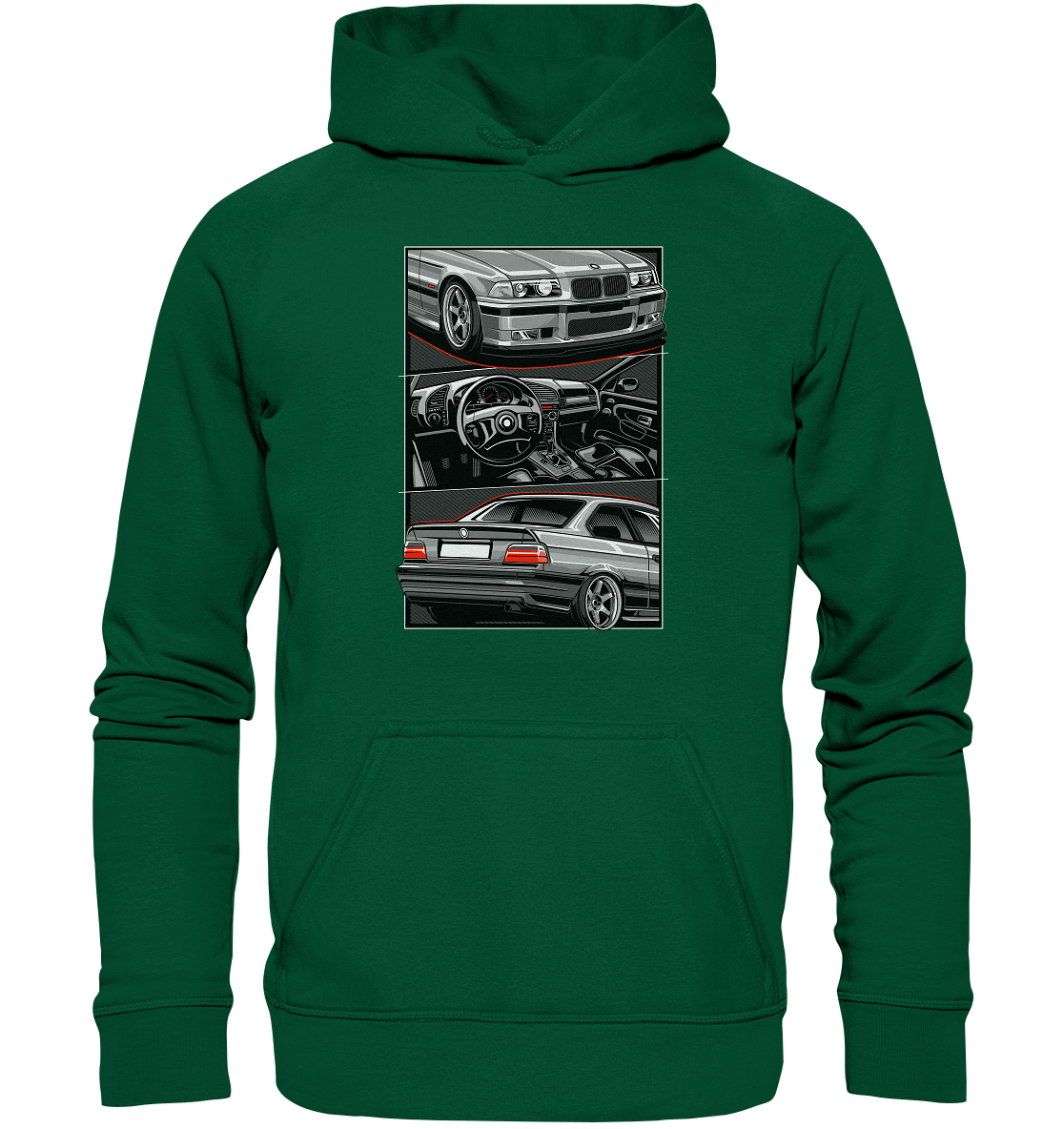 Classic E36 - Basic Unisex Hoodie - MotoMerch.de